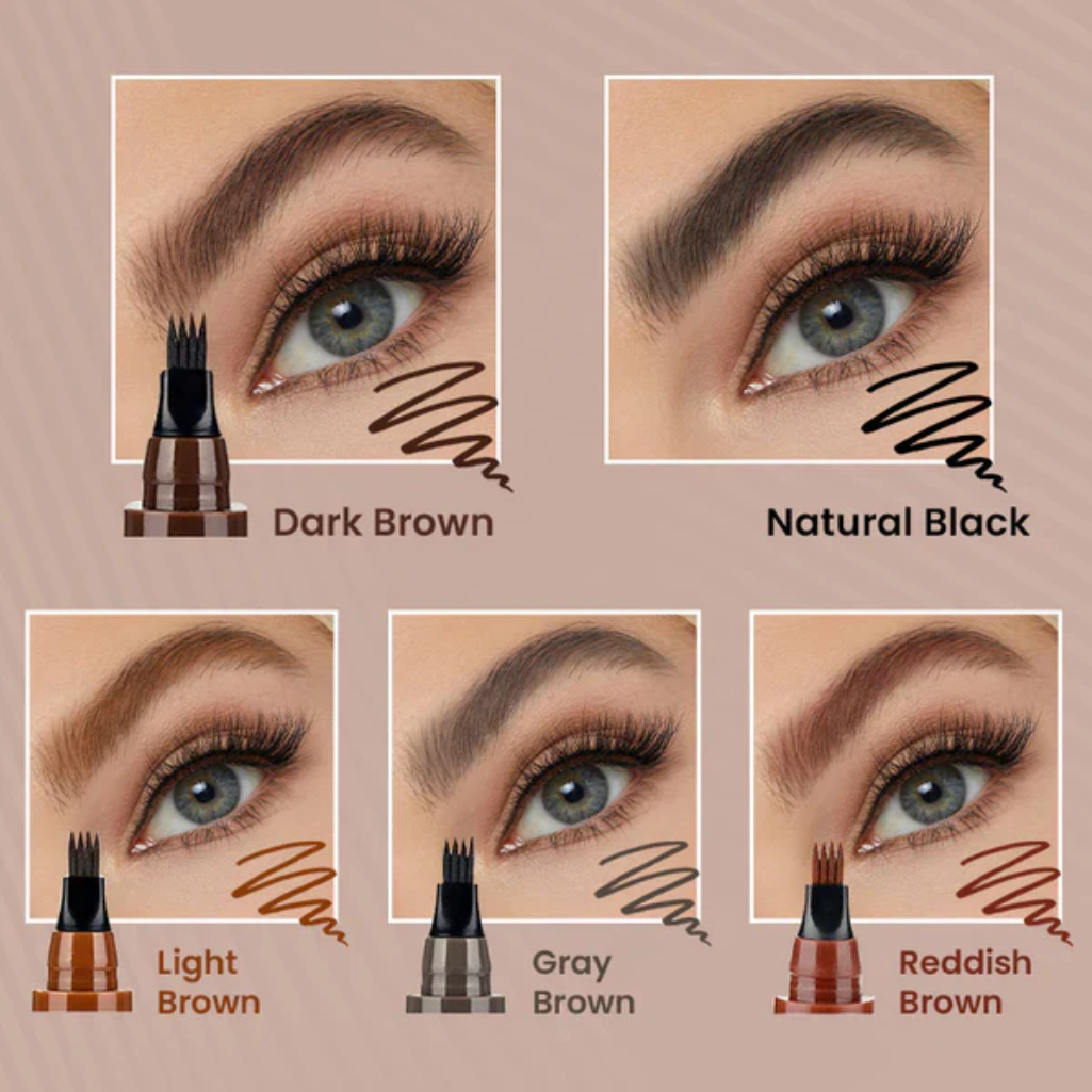 🎁Buy 1 Get 1 Free🔥Waterproof Four-tip Beard and Eyebrow Pen