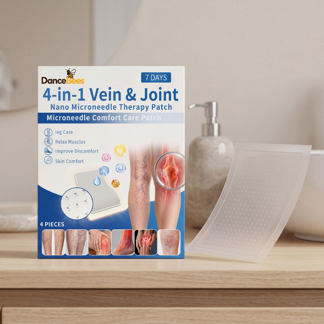DanceBees® 4-in-1 Vein & Joint Nano Microneedle Therapy Patch