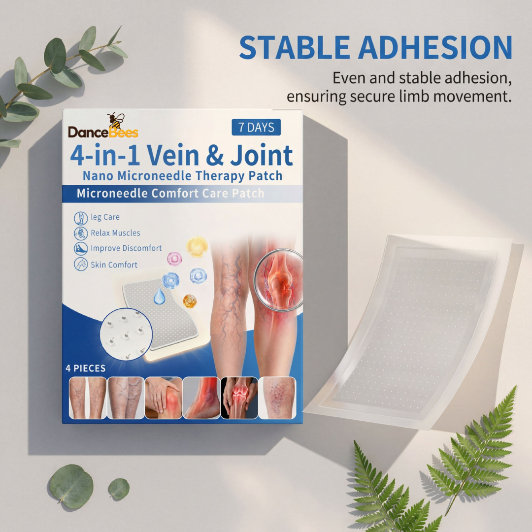 DanceBees® 4-in-1 Vein & Joint Nano Microneedle Therapy Patch